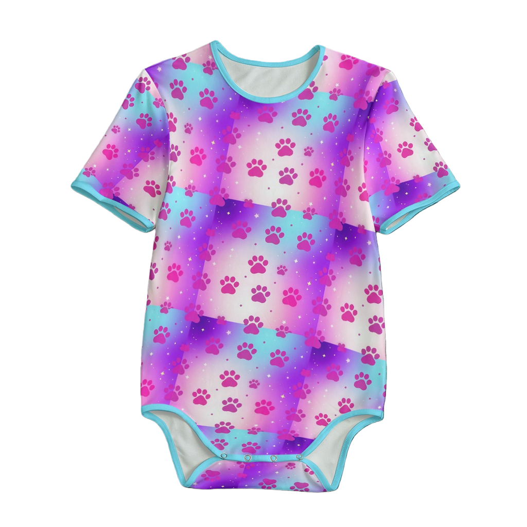 Cotton Candy Paw Print