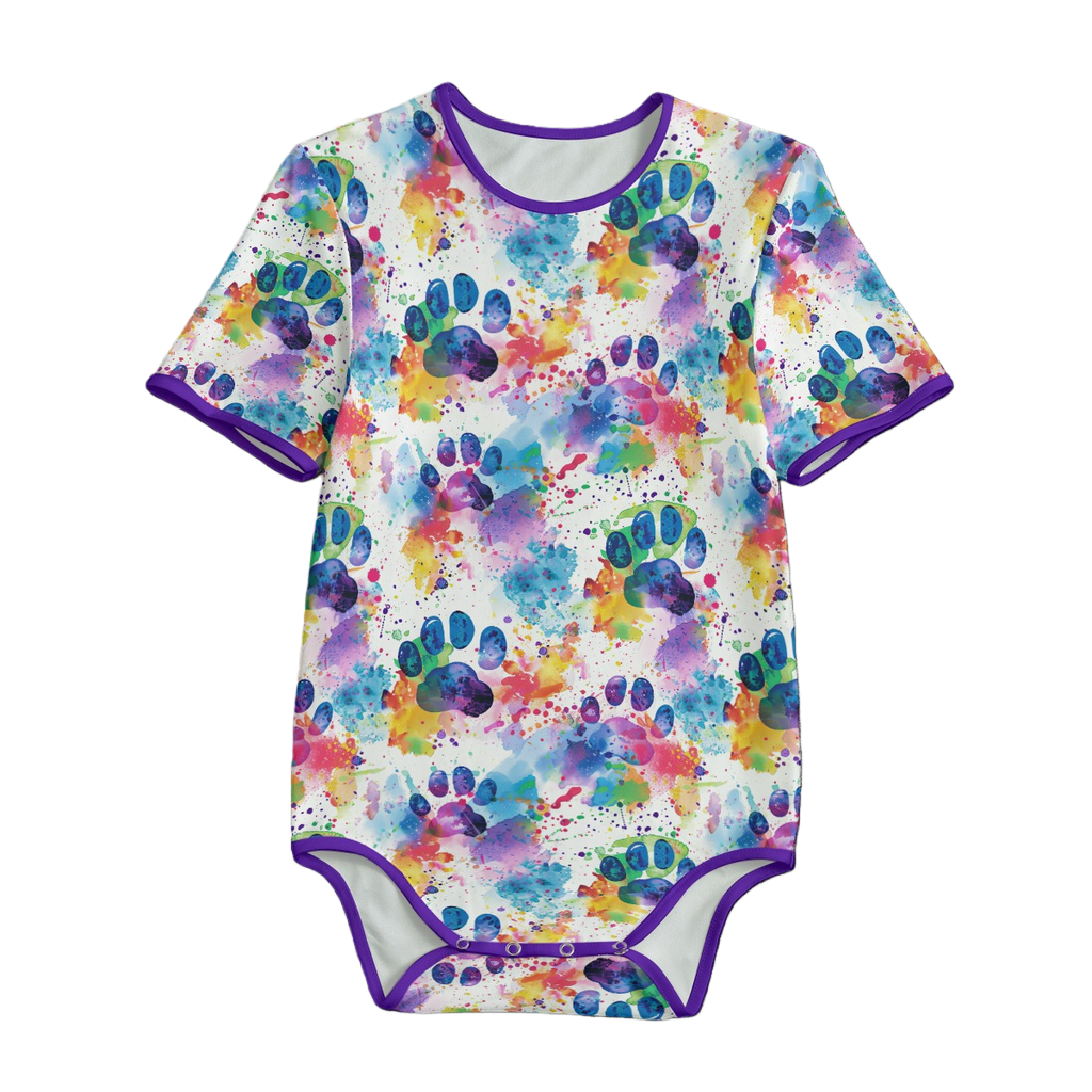 Paint Splash Paw Print