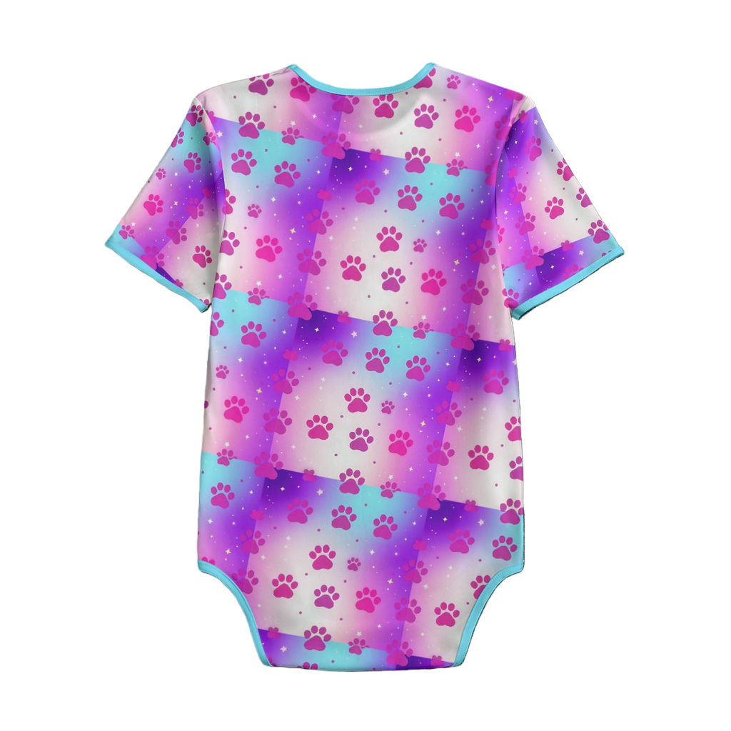 Cotton Candy Paw Print