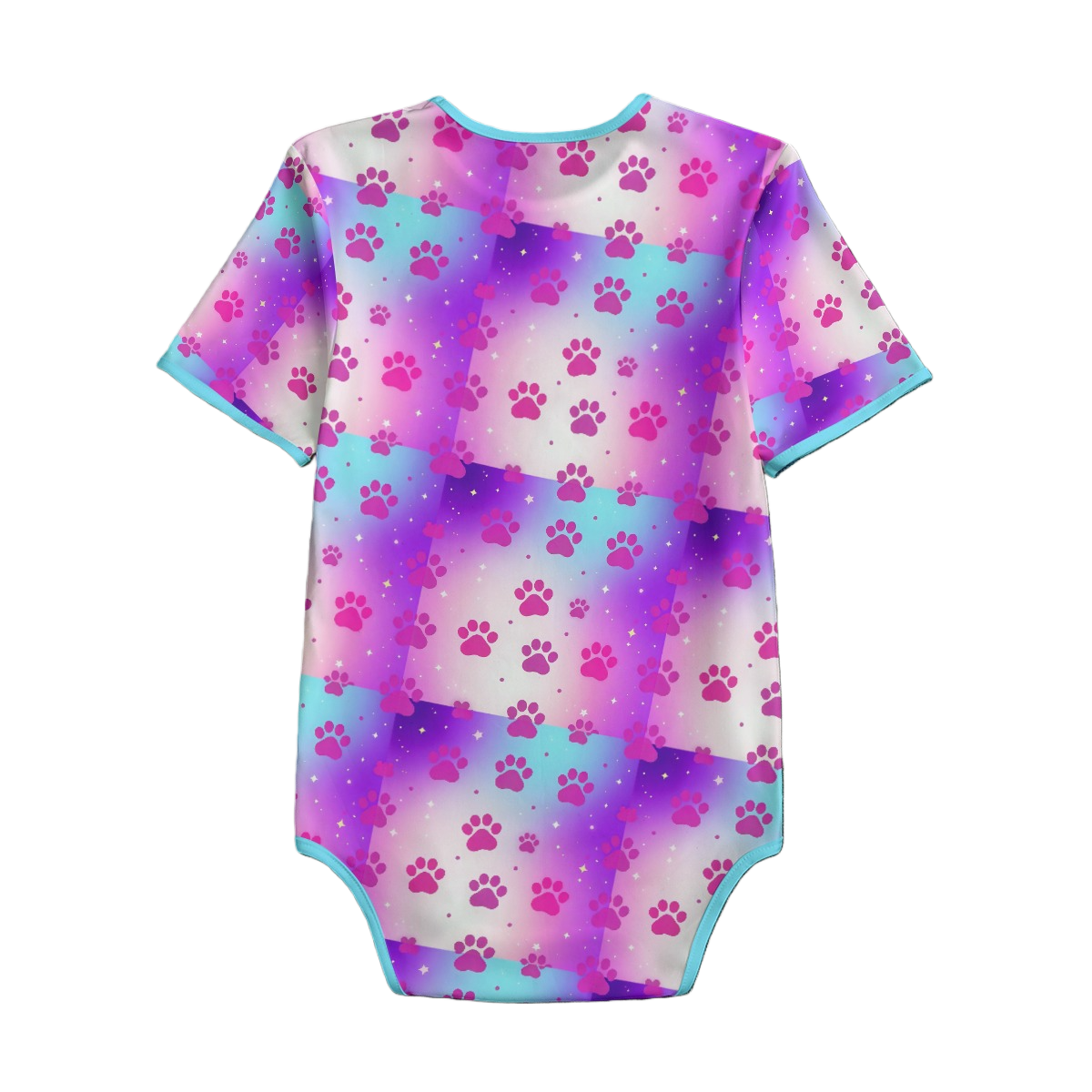 Cotton Candy Paw Print