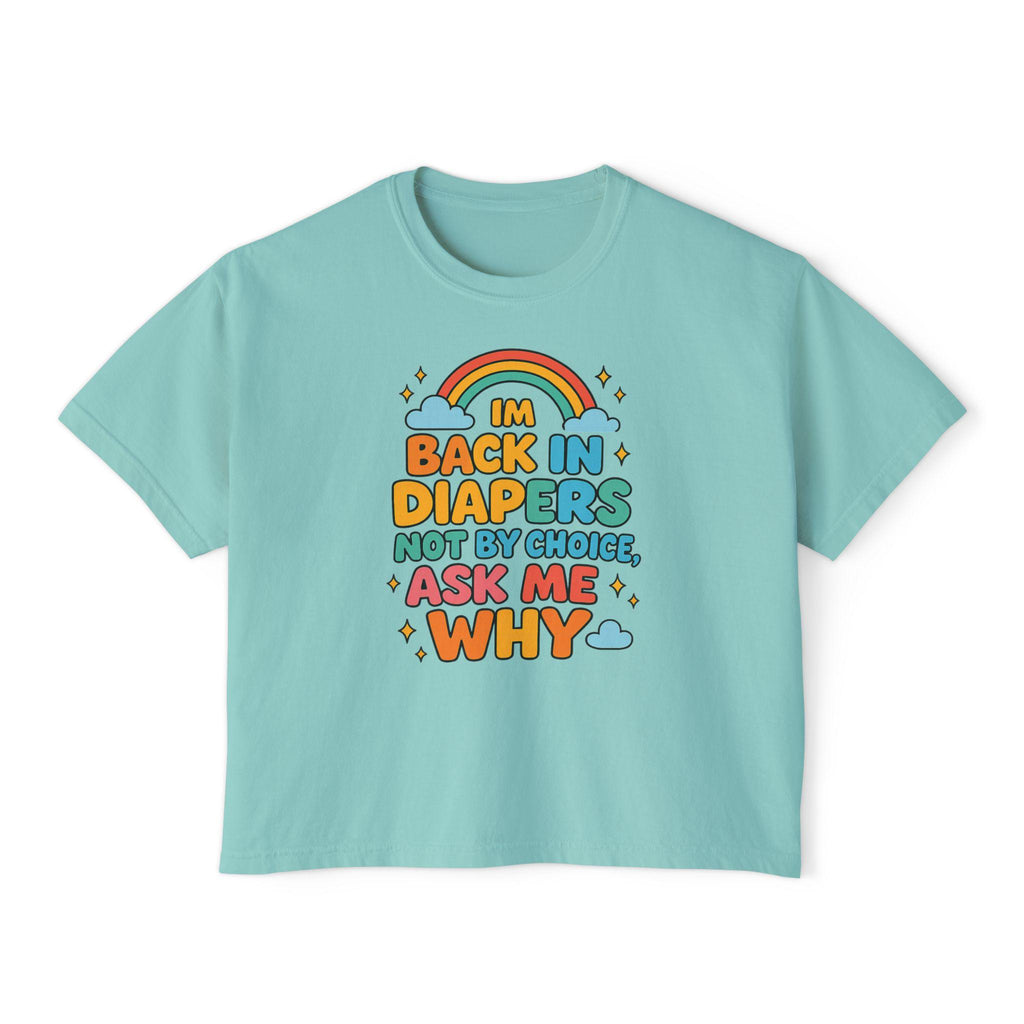 Back in Diapers Tee – Funny Little Space ABDL Shirt
