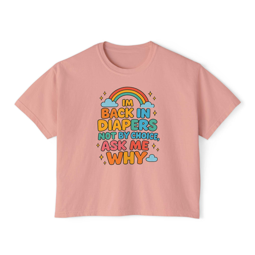 Back in Diapers Tee – Funny Little Space ABDL Shirt
