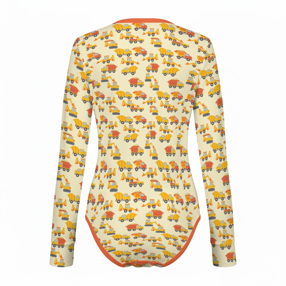 Construction Site Long Sleeve Onesie