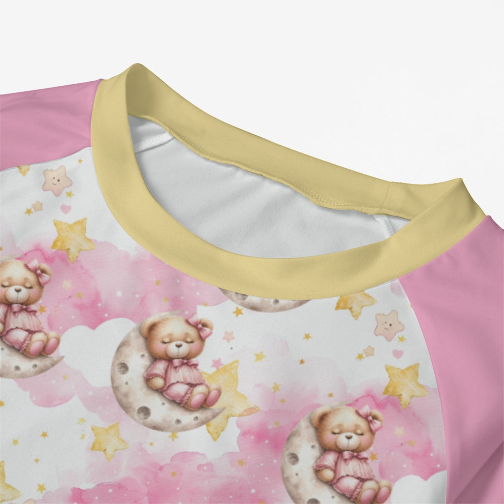 Pink Sleepy Bear Pajama Set