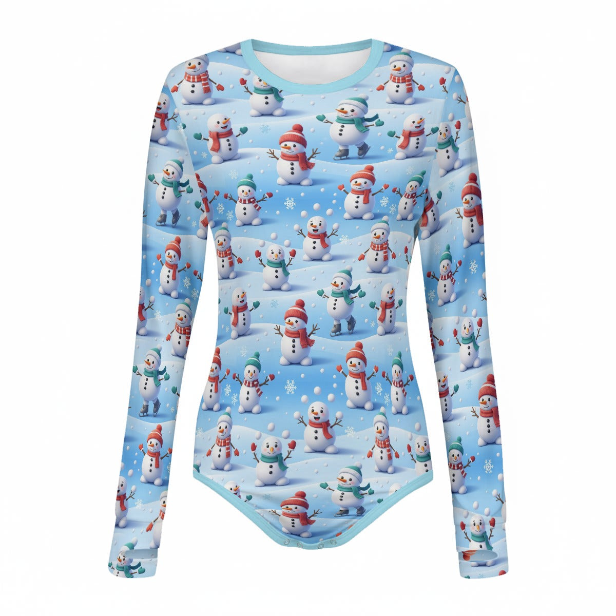 Adorable Snowman Long Sleeve – Crinkle Couture