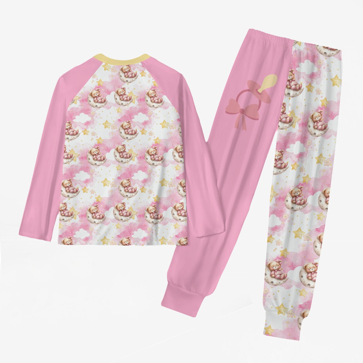 Pink Sleepy Bear Pajama Set