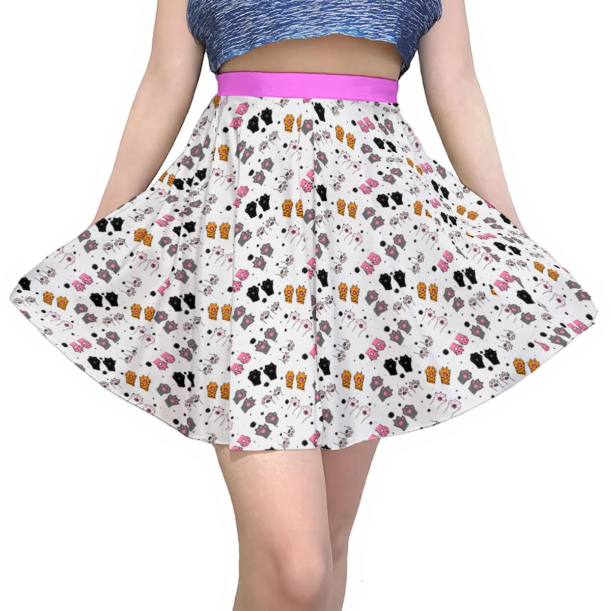 Toe Beans Kitty Skirt