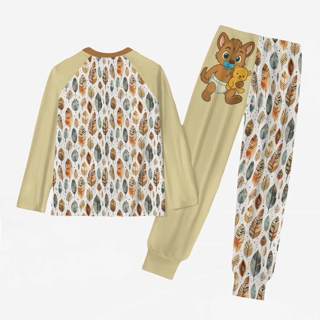 Toddling Tan Pup Pajama Set