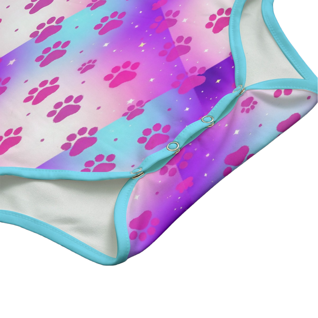 Cotton Candy Paw Print