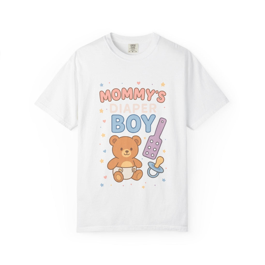 Mommy’s Diaper Boy Tee – Soft Pastel ABDL & Little Space Shirt