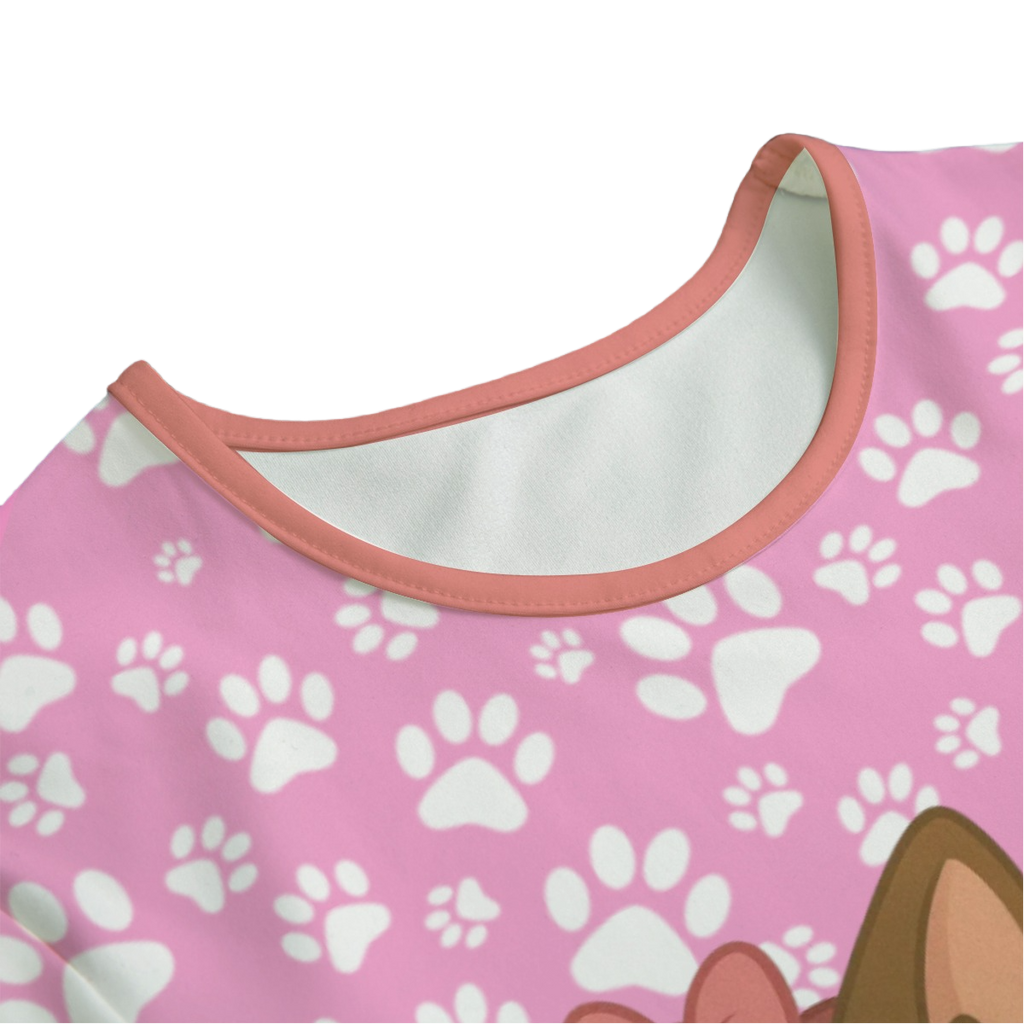 Playful Pink Padded Pup