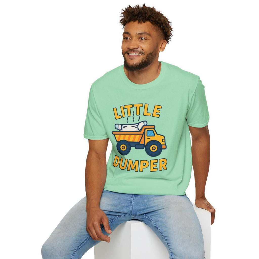 Little Dumper Tee – Funny ABDL Construction-Themed Shirt