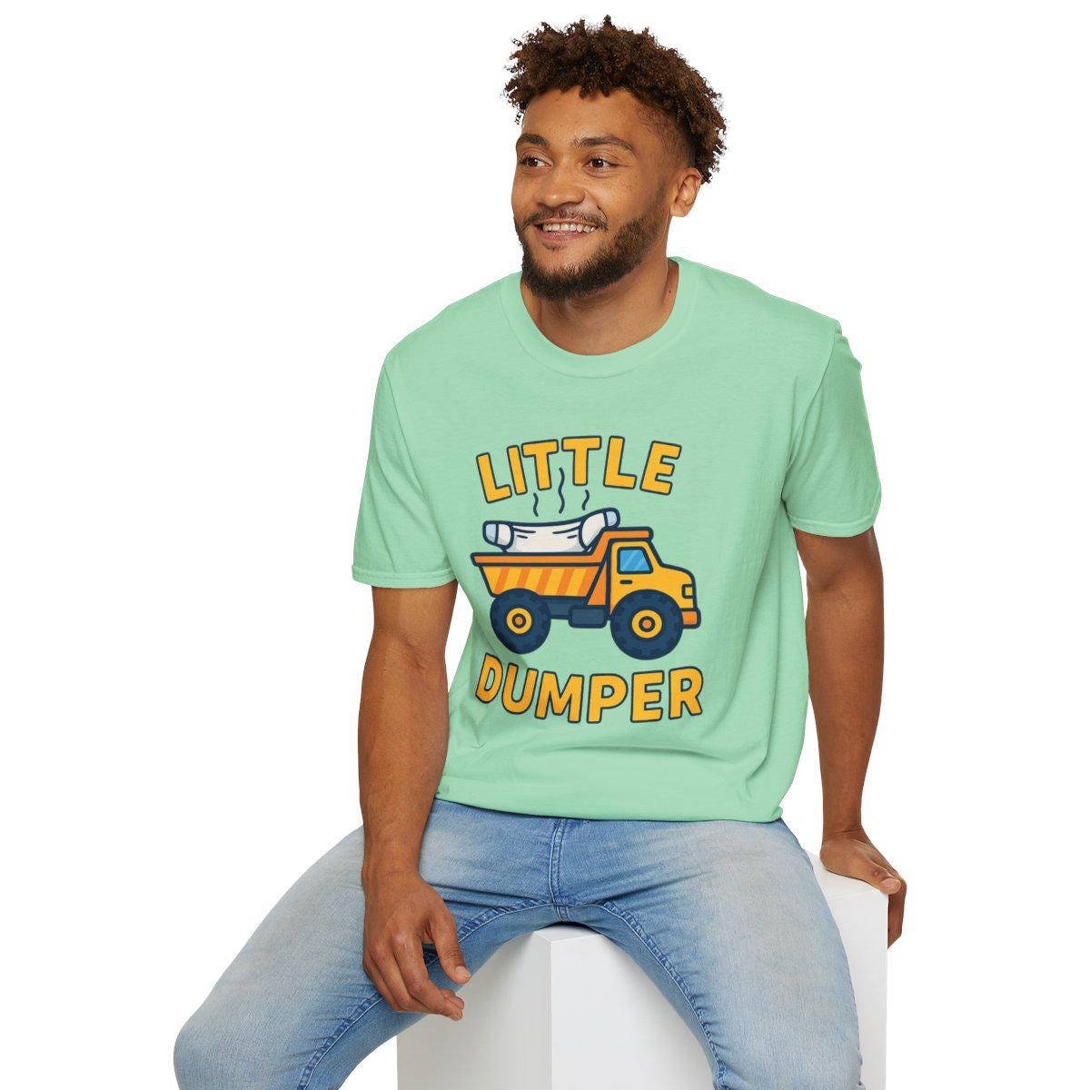 Little Dumper Tee – Funny ABDL Construction-Themed Shirt