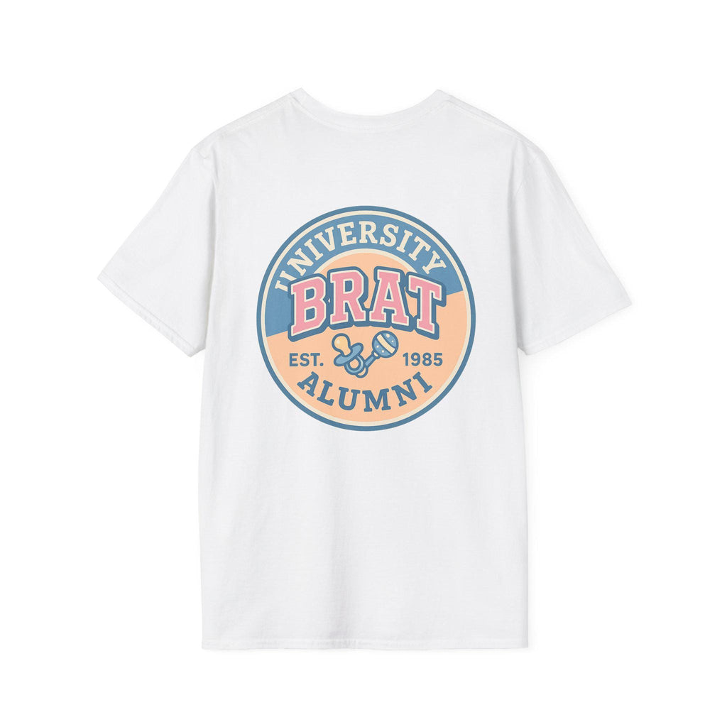 Brat Alumni Tee – Playful Little Space Shirt for Cheeky Littles
