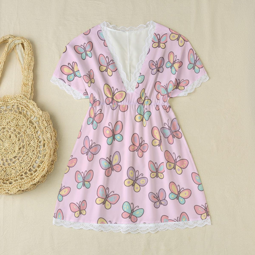 Fluttering Dreams Butterfly Dress – Pastel Little Space Nightdress