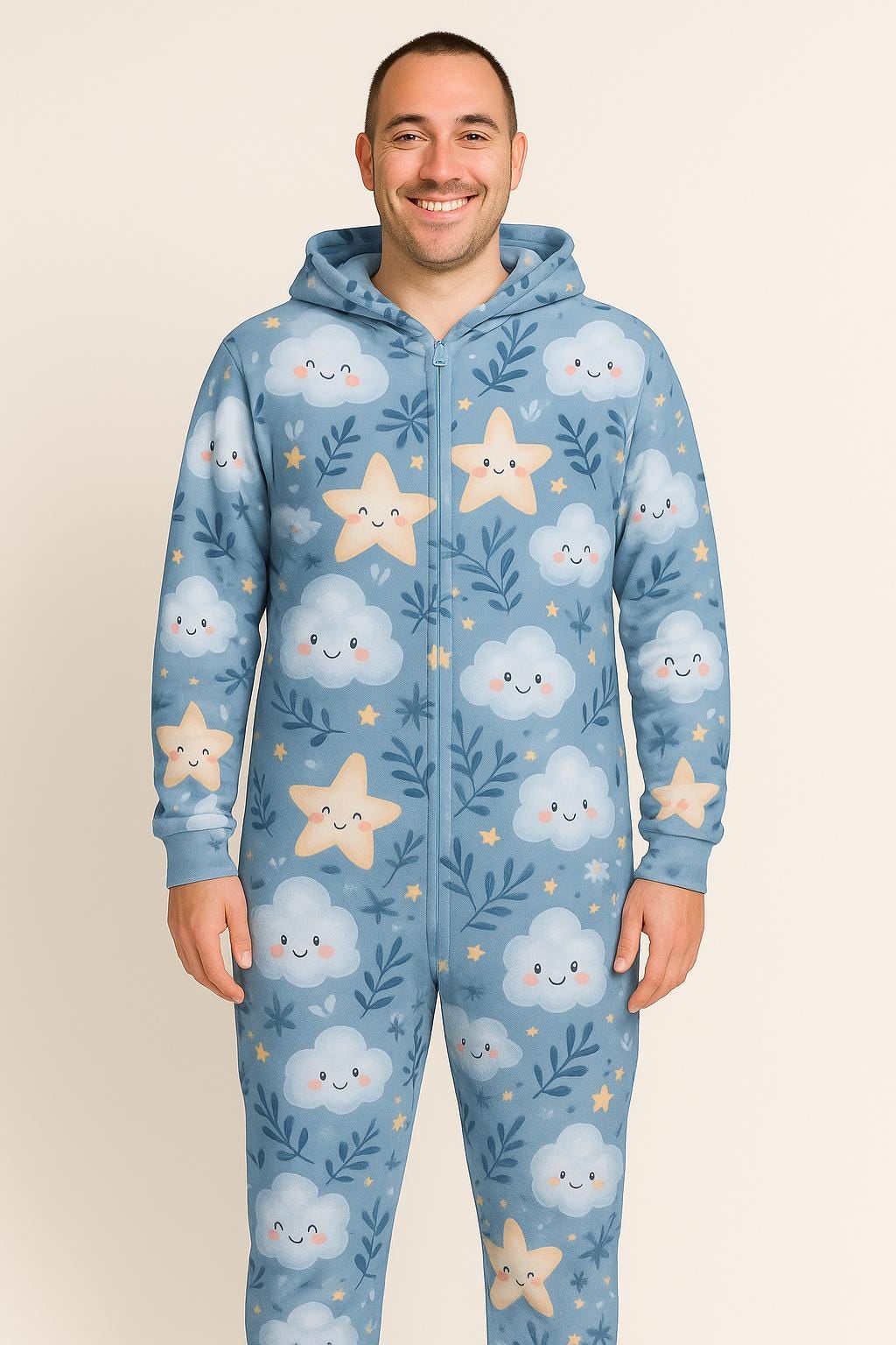 Starry Snuggles Cloud Pajamas