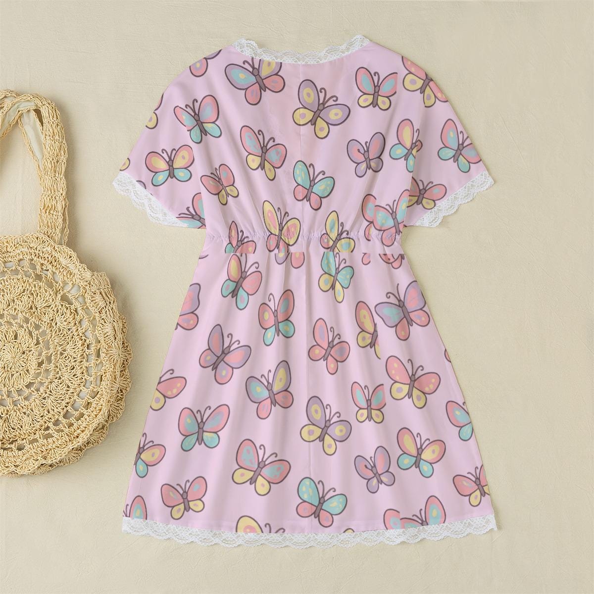 Fluttering Dreams Butterfly Dress – Pastel Little Space Nightdress