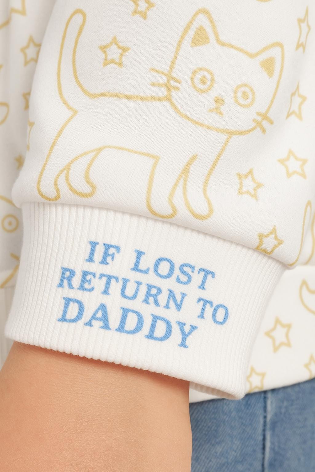 Cat Print Hoodie with Ears: Kawaii Style Women's Sweatshirt