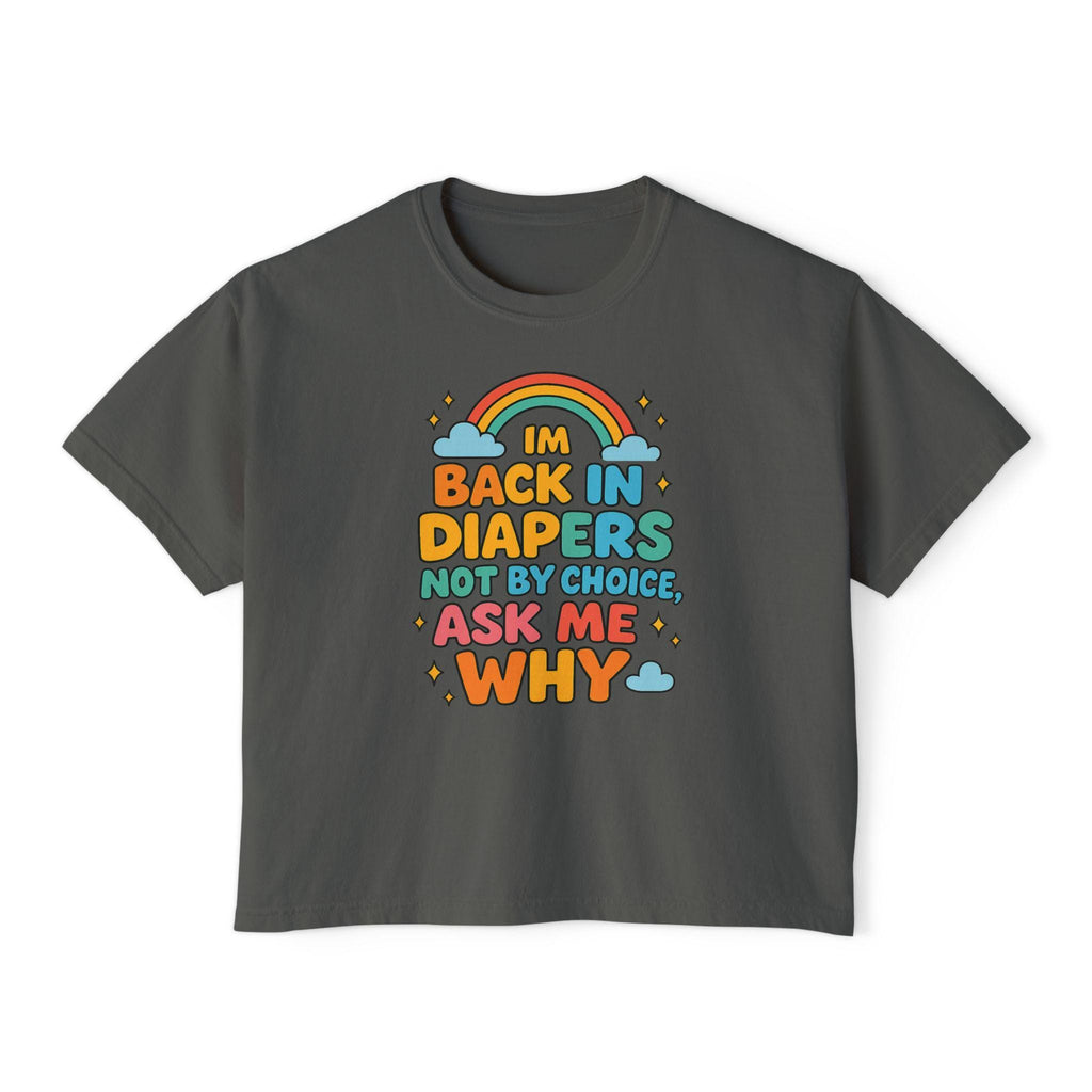 Back in Diapers Tee – Funny Little Space ABDL Shirt