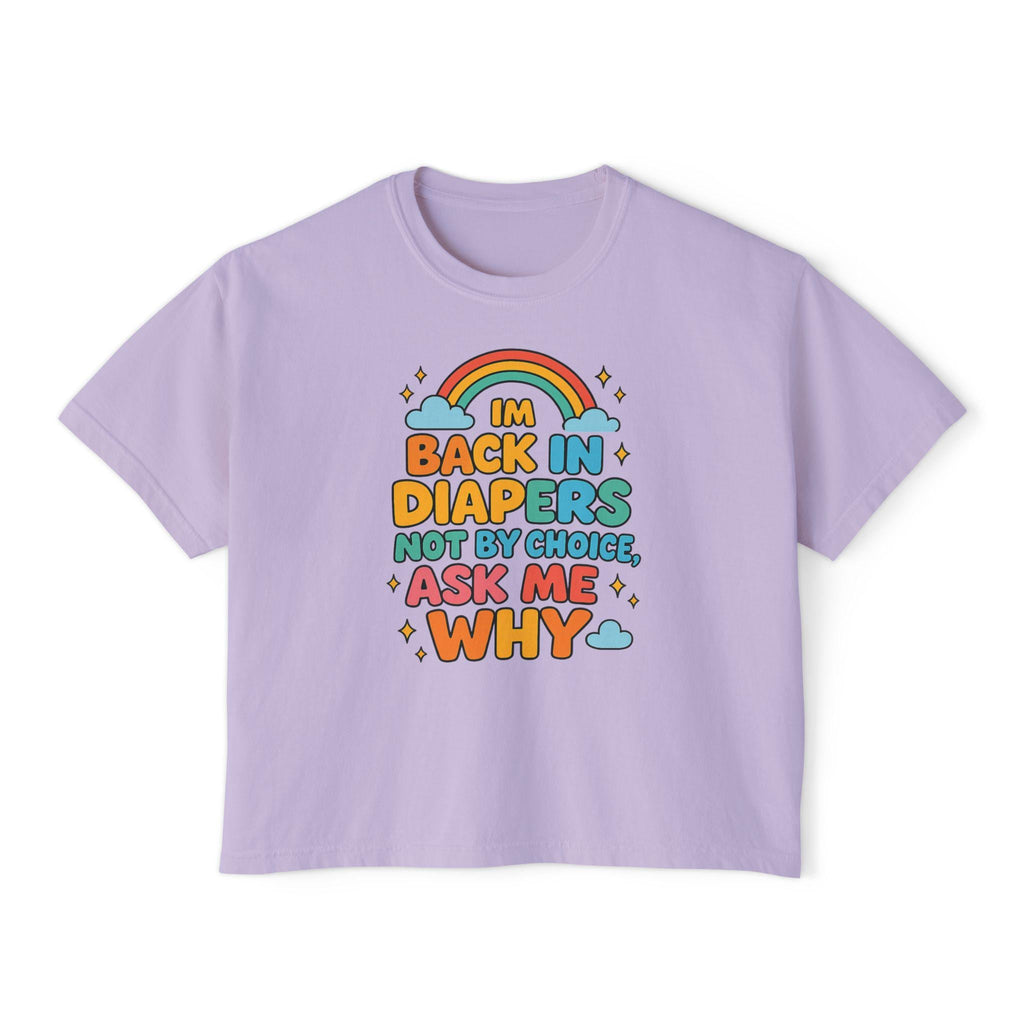 Back in Diapers Tee – Funny Little Space ABDL Shirt